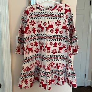 Girls Hanna Andersson holiday night gown